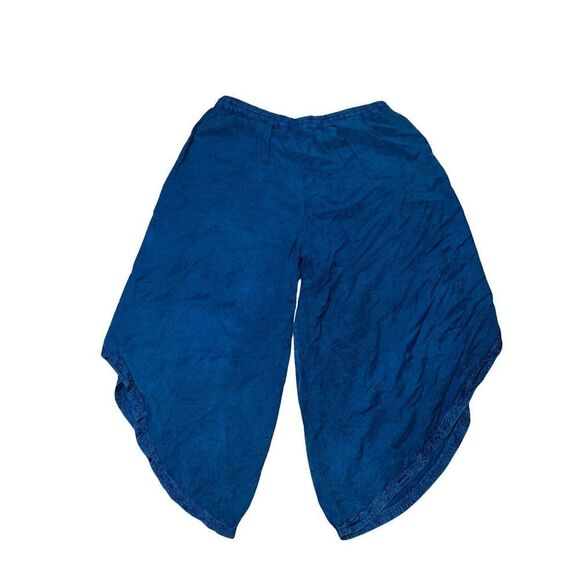 New Navy Blue Original Ethnic Indian Cotton Casual Harem Pants - Picture 8 of 13